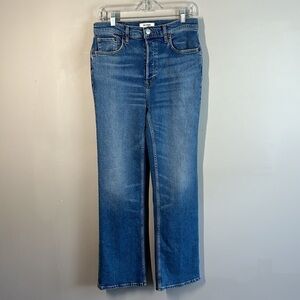 NWT RE/DONE 70’s High Rise Bootcut Jeans in Anti Fade Size 29